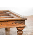 Indian 19th Century Sheesham Wood Courtyard Door Redesigned as a Coffee Table-8. Asian & Chinese Furniture, Art, Antiques, Vintage Home Décor for sale at FEA Home