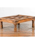 Indian 19th Century Sheesham Wood Courtyard Door Redesigned as a Coffee Table-4. Asian & Chinese Furniture, Art, Antiques, Vintage Home Décor for sale at FEA Home