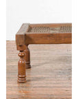 Antique Indian Arched Window Grate Made into a Coffee Table with Baluster Legs-5. Asian & Chinese Furniture, Art, Antiques, Vintage Home Décor for sale at FEA Home
