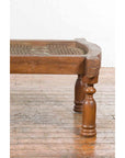 Antique Indian Arched Window Grate Made into a Coffee Table with Baluster Legs-7. Asian & Chinese Furniture, Art, Antiques, Vintage Home Décor for sale at FEA Home