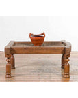 Antique Indian Arched Window Grate Made into a Coffee Table with Baluster Legs-4. Asian & Chinese Furniture, Art, Antiques, Vintage Home Décor for sale at FEA Home