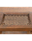 Antique Indian Window Grate Made into a Coffee Table-10. Asian & Chinese Furniture, Art, Antiques, Vintage Home Décor for sale at FEA Home