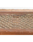 Indian Antique Window Grate Made into a Coffee Table with Turned Baluster Legs-11. Asian & Chinese Furniture, Art, Antiques, Vintage Home Décor for sale at FEA Home