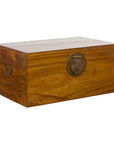 Antique Chinese Early 20th Century Elmwood Blanket Chest with Brass Hardware-1. Asian & Chinese Furniture, Art, Antiques, Vintage Home Décor for sale at FEA Home