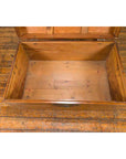 Antique Chinese Early 20th Century Elmwood Blanket Chest with Brass Hardware-10. Asian & Chinese Furniture, Art, Antiques, Vintage Home Décor for sale at FEA Home