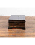 Chinese Qing Dynasty 19th Century Black Lacquer Blanket Chest with Rattan Inlay-13. Asian & Chinese Furniture, Art, Antiques, Vintage Home Décor for sale at FEA Home