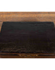 Chinese Qing Dynasty 19th Century Black Lacquer Blanket Chest with Rattan Inlay-9. Asian & Chinese Furniture, Art, Antiques, Vintage Home Décor for sale at FEA Home