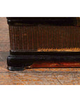 Chinese Qing Dynasty 19th Century Black Lacquer Blanket Chest with Rattan Inlay-11. Asian & Chinese Furniture, Art, Antiques, Vintage Home Décor for sale at FEA Home