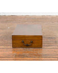Chinese Vintage Blanket Chest with Traditional Brass Hardware and Handles-12. Asian & Chinese Furniture, Art, Antiques, Vintage Home Décor for sale at FEA Home