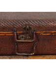 Thai 19th Century Woven Rattan over Wood Carrying Case with Painted Interior-8. Asian & Chinese Furniture, Art, Antiques, Vintage Home Décor for sale at FEA Home