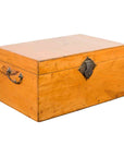 Chinese Early 20th Century Elmwood Blanket Chest with Brass Hardware-1. Asian & Chinese Furniture, Art, Antiques, Vintage Home Décor for sale at FEA Home