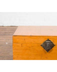 Chinese Early 20th Century Elmwood Blanket Chest with Brass Hardware-6. Asian & Chinese Furniture, Art, Antiques, Vintage Home Décor for sale at FEA Home