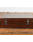 Chinese Early 20th Century Blanket Chest with Underglaze Floral Motifs-13. Asian & Chinese Furniture, Art, Antiques, Vintage Home Décor for sale at FEA Home
