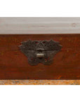 Chinese Early 20th Century Blanket Chest with Underglaze Floral Motifs-9. Asian & Chinese Furniture, Art, Antiques, Vintage Home Décor for sale at FEA Home