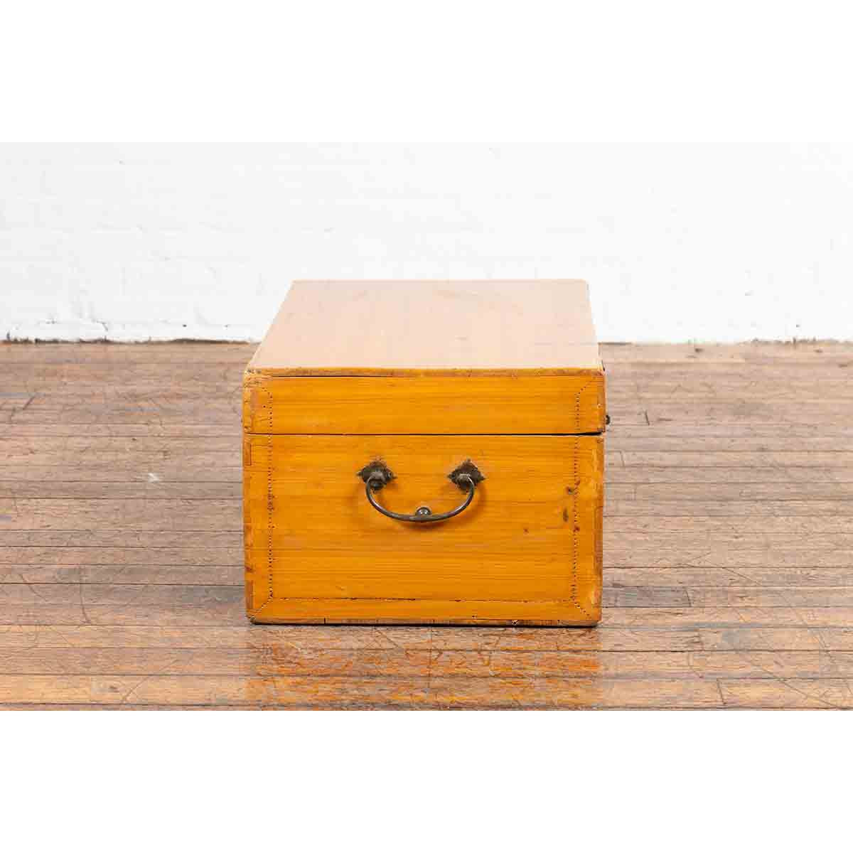 Early 20th Century Elmwood Blanket Chest-11. Asian & Chinese Furniture, Art, Antiques, Vintage Home Décor for sale at FEA Home