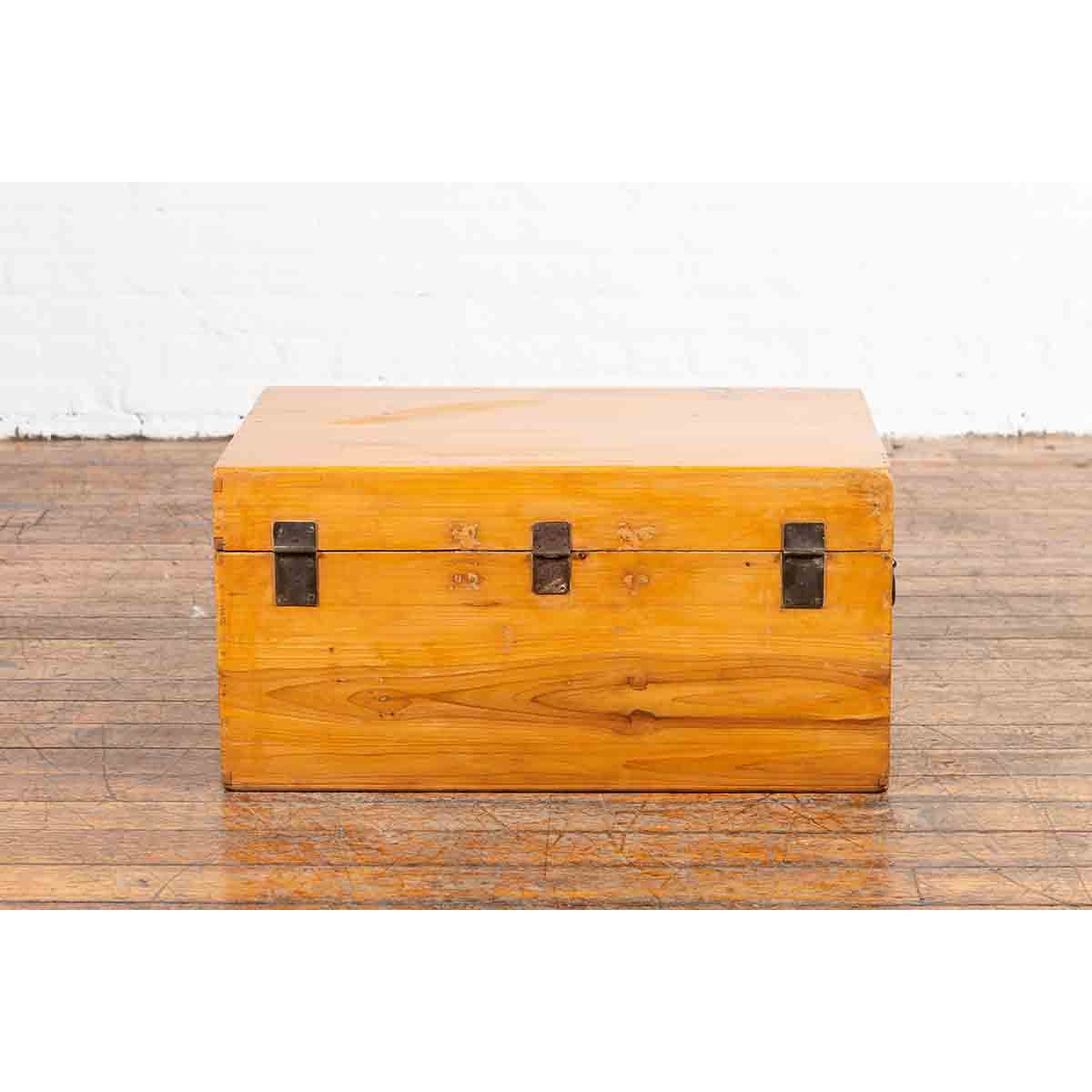 Early 20th Century Elmwood Blanket Chest-12. Asian & Chinese Furniture, Art, Antiques, Vintage Home Décor for sale at FEA Home