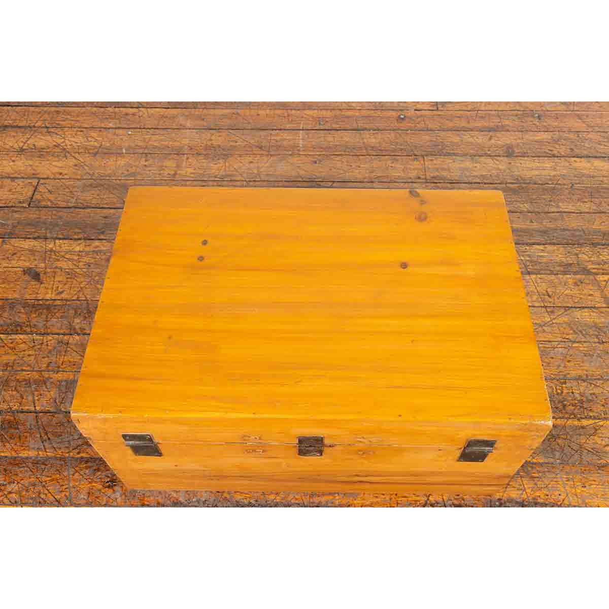 Early 20th Century Elmwood Blanket Chest-13. Asian & Chinese Furniture, Art, Antiques, Vintage Home Décor for sale at FEA Home