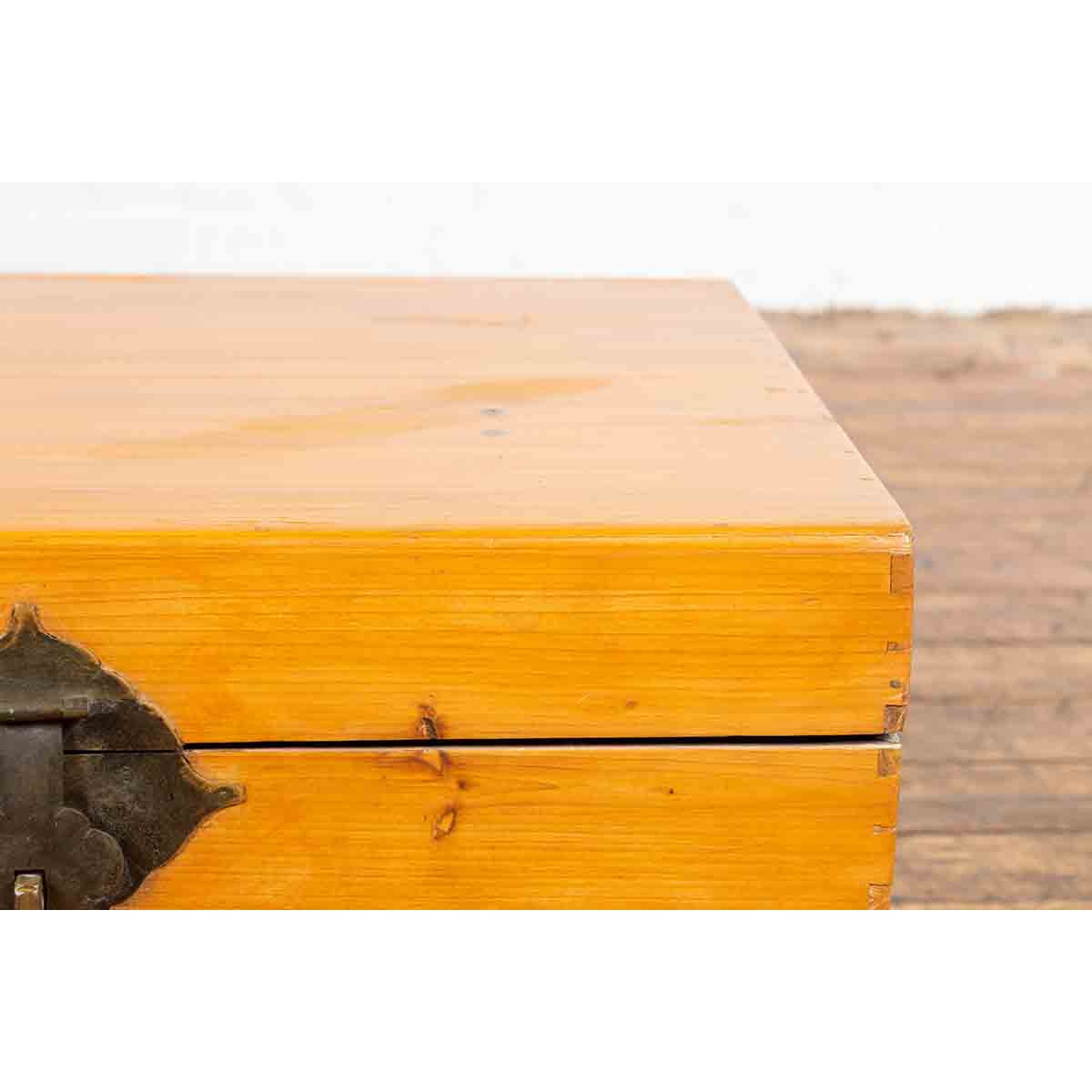 Early 20th Century Elmwood Blanket Chest-7. Asian & Chinese Furniture, Art, Antiques, Vintage Home Décor for sale at FEA Home