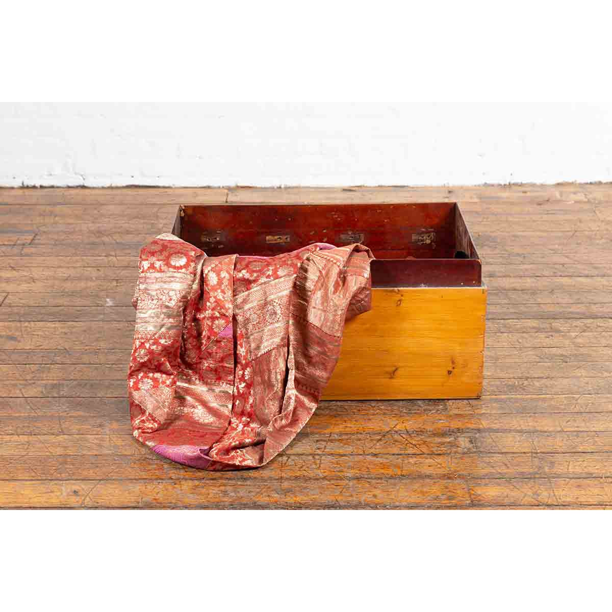 Early 20th Century Elmwood Blanket Chest-3. Asian & Chinese Furniture, Art, Antiques, Vintage Home Décor for sale at FEA Home