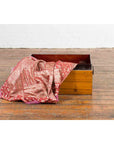 Early 20th Century Natural Elmwood Blanket Chest with Brass Side Handles-5. Asian & Chinese Furniture, Art, Antiques, Vintage Home Décor for sale at FEA Home