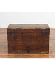 Japanese Meiji Period 19th Century Blanket Chest with Iron Hardware and Patina-13. Asian & Chinese Furniture, Art, Antiques, Vintage Home Décor for sale at FEA Home