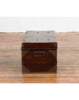 Indonesian 19th Century Wooden Blanket Chest with Detailed Brass Hardware-12. Asian & Chinese Furniture, Art, Antiques, Vintage Home Décor for sale at FEA Home