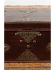 Indonesian 19th Century Wooden Blanket Chest with Detailed Brass Hardware-9. Asian & Chinese Furniture, Art, Antiques, Vintage Home Décor for sale at FEA Home