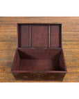 Indonesian 19th Century Wooden Blanket Chest with Detailed Brass Hardware-11. Asian & Chinese Furniture, Art, Antiques, Vintage Home Décor for sale at FEA Home