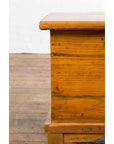 Small Chinese Qing Dynasty 19th Century Elmwood Two-Piece Storage Cabinet-10. Asian & Chinese Furniture, Art, Antiques, Vintage Home Décor for sale at FEA Home