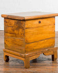 Small Chinese Qing Dynasty 19th Century Elmwood Two-Piece Storage Cabinet-2. Asian & Chinese Furniture, Art, Antiques, Vintage Home Décor for sale at FEA Home