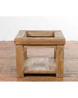 Vintage Natural Wood Mexican Coffee Table Base-12. Asian & Chinese Furniture, Art, Antiques, Vintage Home Décor for sale at FEA Home