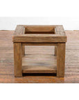 Vintage Natural Wood Mexican Coffee Table Base-10. Asian & Chinese Furniture, Art, Antiques, Vintage Home Décor for sale at FEA Home