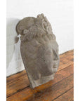 Chinese Vintage Carved Stone Bust of Guanyin, Bodhisattva of Compassion-5. Asian & Chinese Furniture, Art, Antiques, Vintage Home Décor for sale at FEA Home