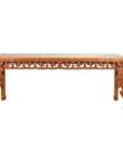 Vintage Chinese Style Indonesian Teak Wood Altar Table with Cloud-Carved Apron-1. Asian & Chinese Furniture, Art, Antiques, Vintage Home Décor for sale at FEA Home