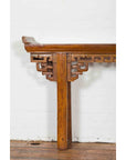 Qing Dynasty Console Table with Stacked Open Fretwork-4. Asian & Chinese Furniture, Art, Antiques, Vintage Home Décor for sale at FEA Home