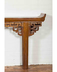 Qing Dynasty Console Table with Stacked Open Fretwork-6. Asian & Chinese Furniture, Art, Antiques, Vintage Home Décor for sale at FEA Home
