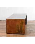 Chinese Vintage Wooden Waterfall Coffee Table with Distressed Patina and Scrolls-7. Asian & Chinese Furniture, Art, Antiques, Vintage Home Décor for sale at FEA Home