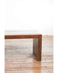 Indian 19th Century Low Altar Table with Underglaze Snake Skin Pattern-6. Asian & Chinese Furniture, Art, Antiques, Vintage Home Décor for sale at FEA Home