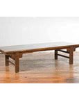 Chinese Qing Dynasty 19th Century Wide Coffee Table with Carved Spandrels-4. Asian & Chinese Furniture, Art, Antiques, Vintage Home Décor for sale at FEA Home