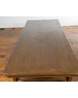 Chinese Qing Dynasty 19th Century Wide Coffee Table with Carved Spandrels-8. Asian & Chinese Furniture, Art, Antiques, Vintage Home Décor for sale at FEA Home