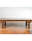 Chinese Qing Dynasty 19th Century Wide Coffee Table with Carved Spandrels-9. Asian & Chinese Furniture, Art, Antiques, Vintage Home Décor for sale at FEA Home