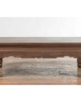 Vintage Thai Chow Legs Coffee Table with Carved Apron and Brown Patina-7. Asian & Chinese Furniture, Art, Antiques, Vintage Home Décor for sale at FEA Home