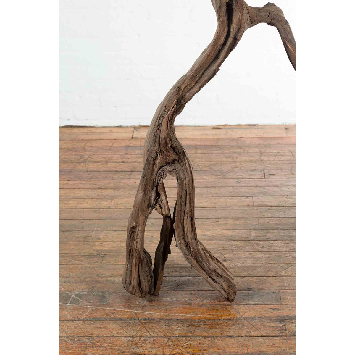 Antique Rustic Indonesian River Wooden Fragment Sculpture or Decorative Bench-6. Asian & Chinese Furniture, Art, Antiques, Vintage Home Décor for sale at FEA Home