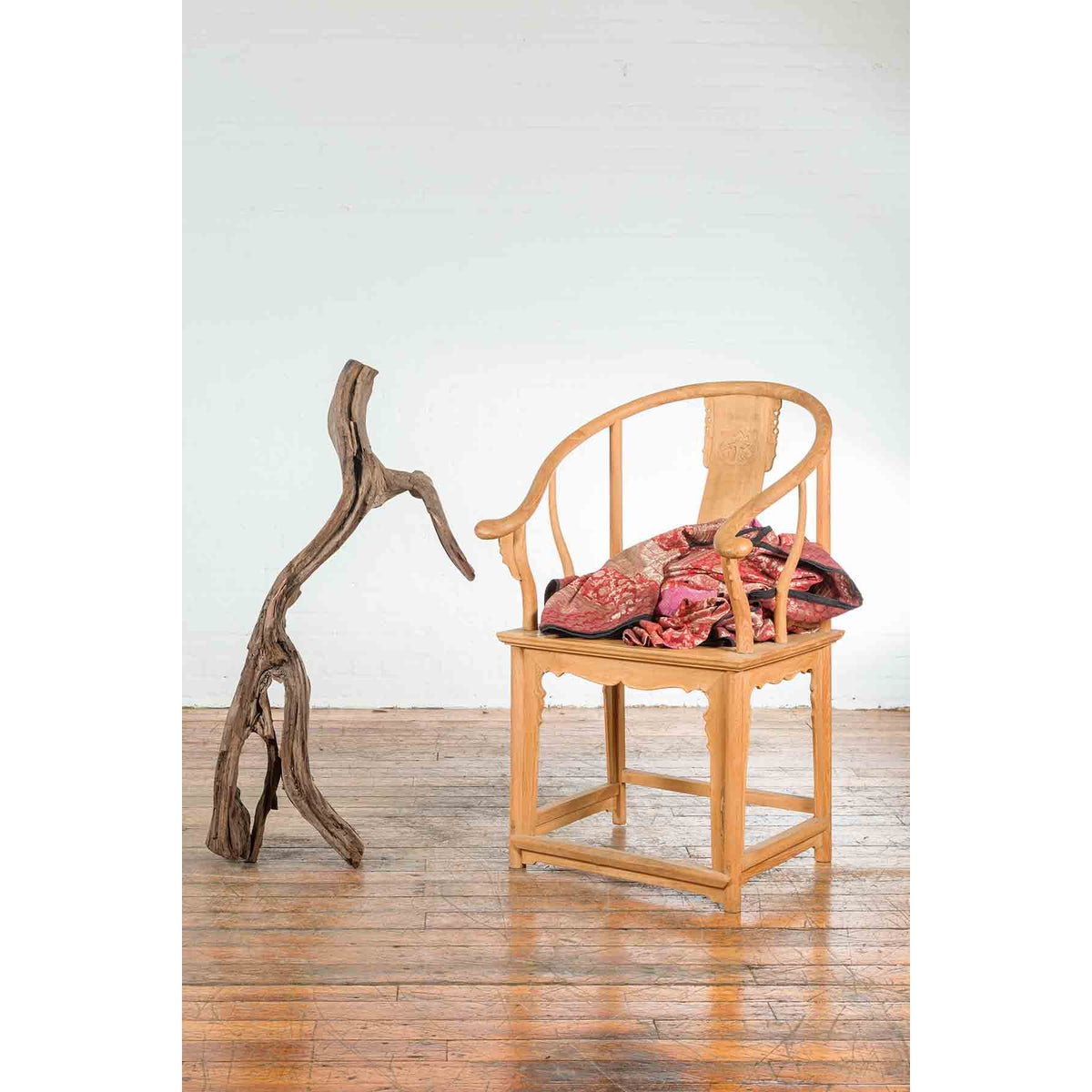 Antique Rustic Indonesian River Wooden Fragment Sculpture or Decorative Bench-3. Asian & Chinese Furniture, Art, Antiques, Vintage Home Décor for sale at FEA Home