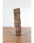 Antique Rustic Indonesian River Wooden Fragment Sculpture or Decorative Bench - image 8