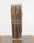 19th Century Thai Ceremonial Drum with Ropes and Leather Drumhead-2. Asian & Chinese Furniture, Art, Antiques, Vintage Home Décor for sale at FEA Home