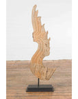 Thai Hand-Carved Wood Temple Dragon Sculpture-2. Asian & Chinese Furniture, Art, Antiques, Vintage Home Décor for sale at FEA Home