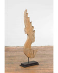 Thai Hand-Carved Wood Temple Dragon Sculpture-4. Asian & Chinese Furniture, Art, Antiques, Vintage Home Décor for sale at FEA Home