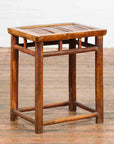Chinese Qing Dynasty 19th Century Side Table with Split Bamboo Top and Patina-2. Asian & Chinese Furniture, Art, Antiques, Vintage Home Décor for sale at FEA Home