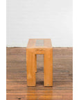Chinese Vintage Wooden Bench with Antique Courtyard Stone Top Inlay-8. Asian & Chinese Furniture, Art, Antiques, Vintage Home Décor for sale at FEA Home